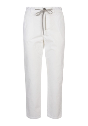 Eleventy Trousers White
