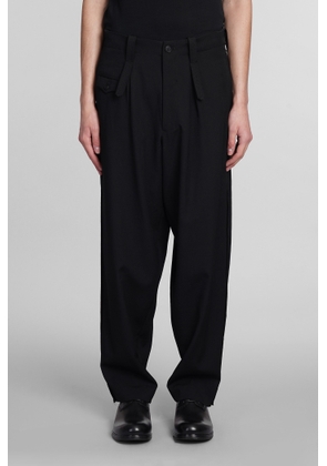 Yohji Yamamoto Pants In Black Wool