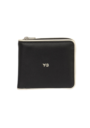 Y-3 Y3 Logo Zip-Around Wallet