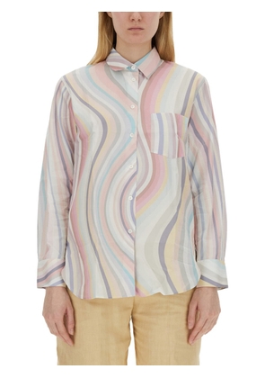 Ps By Paul Smith Faded Swirl Shirt