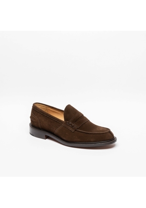 Tricker's Chocolate Repello Suede Loafer