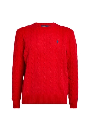 Polo Ralph Lauren Wool-Cashmere Cable-Knit Sweater