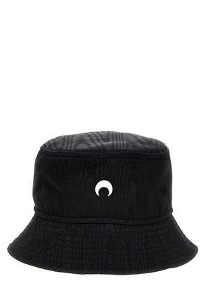 Marine Serre Logo Embroidery Bucket Hat