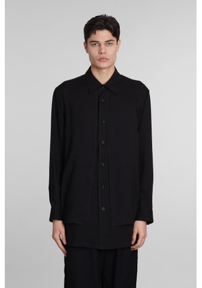 Yohji Yamamoto Shirt In Black Cotton