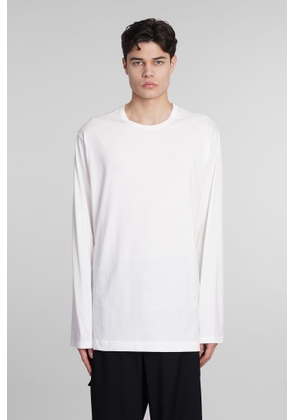 Yohji Yamamoto T-Shirt In White Cotton