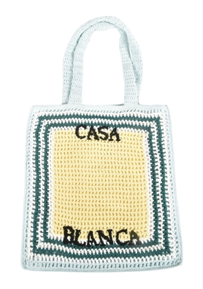Casablanca Logo Knitted Tote