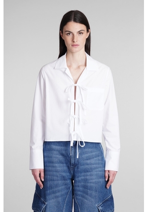 J.w. Anderson Shirt In White Cotton