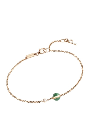 Piaget Rose Gold, Diamond And Malachite Possession Bracelet