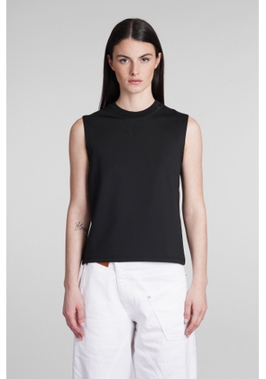 J.w. Anderson Tank Top In Black Polyester