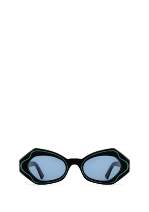 Marni Eyewear Unlahand Black / Green Sunglasses