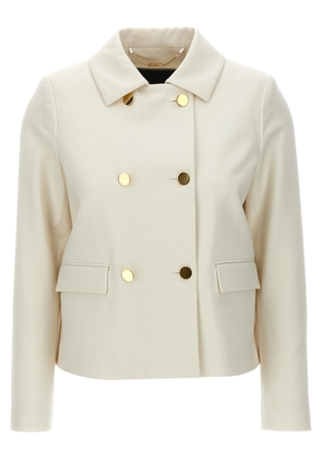 Kiton Cropped Double-Breasted Jacket