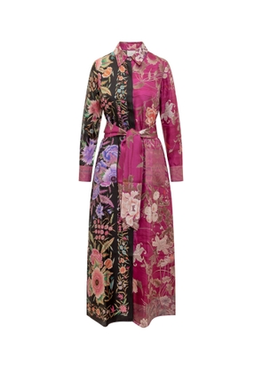 Pierre-Louis Mascia Silk Dress With Floral Pattern
