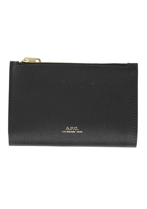 A.p.c. Willy Logo Embossed Wallet