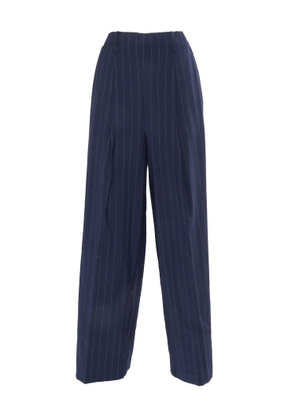 Ballantyne Loose-Fit Blu Trousers