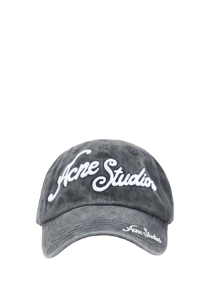 Acne Studios Grey Cotton Hat