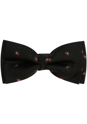 ETRO paisley-print silk bow tie - Black