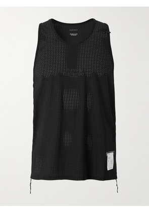 Satisfy - Perforated Space-O™ Stretch-Jersey Tank Top - Men - Black - 1