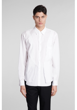 Comme Des Garçons Homme Plus Shirt In White Cotton