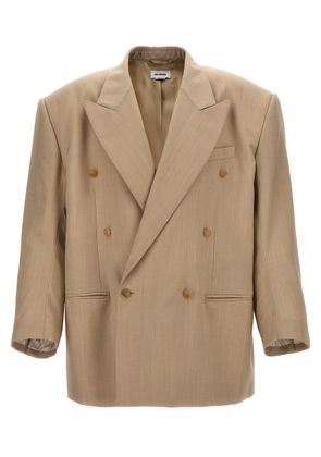 Hed Mayner Double-Breasted Wool Blazer