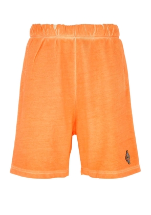 Marcelo Burlon Orange Cotton Bermuda Shorts