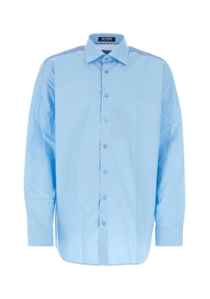 Raf Simons Light-Blue Poplin Oversize Shirt