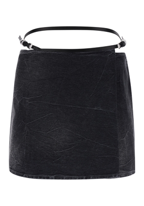 Givenchy Voyou Denim Skirt