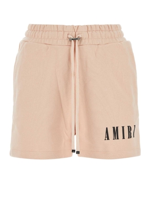 Amiri Pastel Pink Cotton Shorts