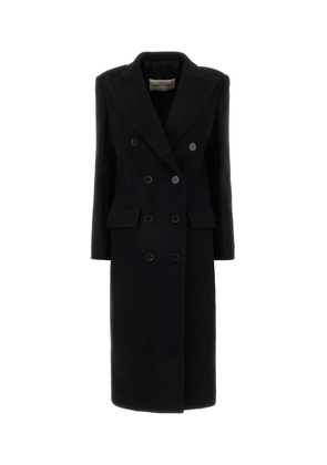 Alexandre Vauthier Black Wool Blend Coat