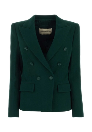 Alexandre Vauthier Dark Green Wool Blazer