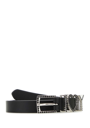 Y/project Black Leather Belt