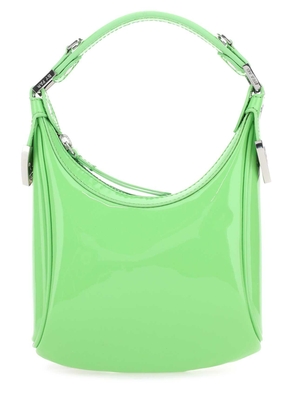 By Far Light Green Leather Cosmo Handbag