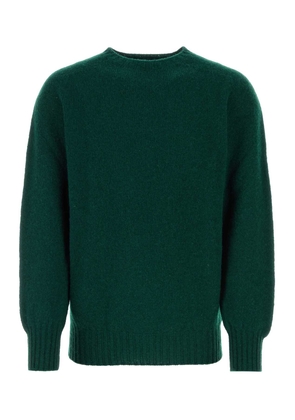 Howlin Bottle Green Wool Birthofthecool Sweater