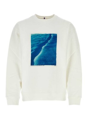 Oamc White Cotton Oversize Eider Falls Sweatshirt