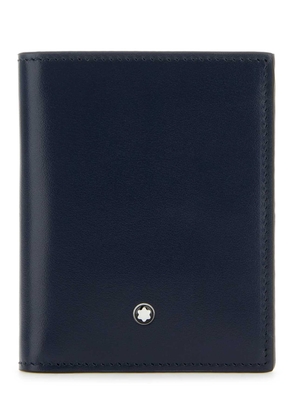 Montblanc Blue Leather Wallet