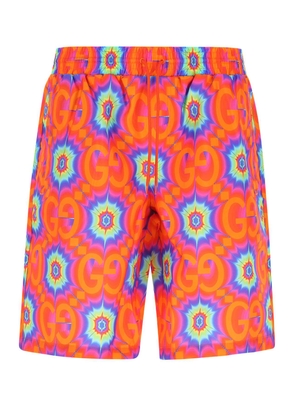 Gucci Printed Nylon Swimming Shorts