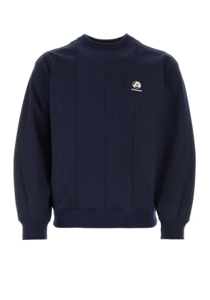 Ader Error Navy Blue Cotton Blend Sweatshirt