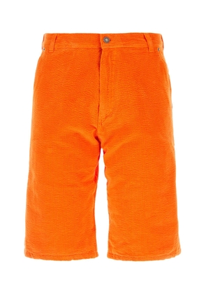Erl Orange Corduroy Bermuda Shorts