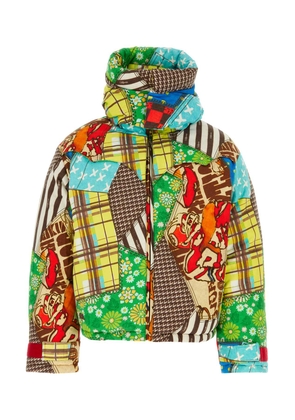 Erl Printed Cotton Blend Down Jacket