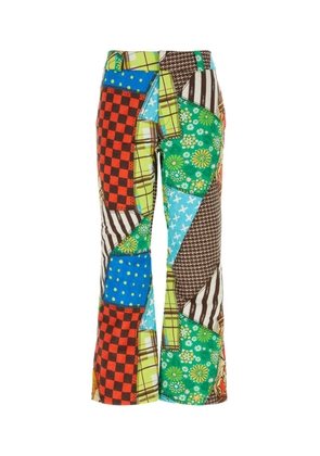 Erl Printed Cotton Blend Pant