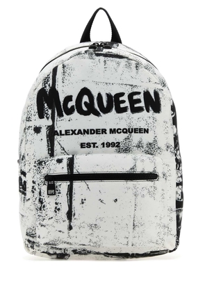 Alexander Mcqueen Printed Nylon Metropolitan Backpack