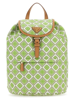 Prada Printed Re-Nylon Backpack