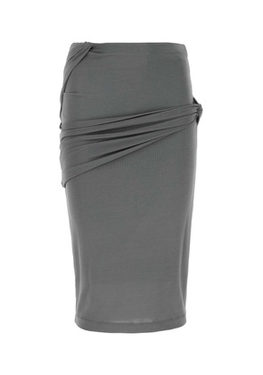 Givenchy Grey Crepe Skirt