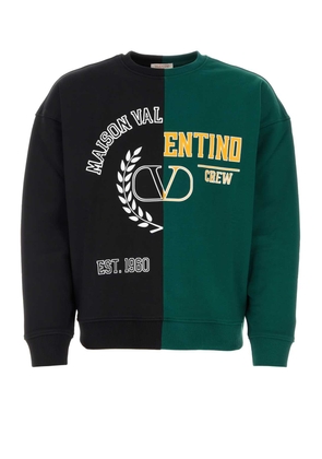 Valentino Garavani Two-Tone Cotton Oversize Sweatshirt