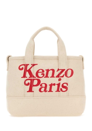 Ivory Canvas Small Kenzo Utility Shopping Bag