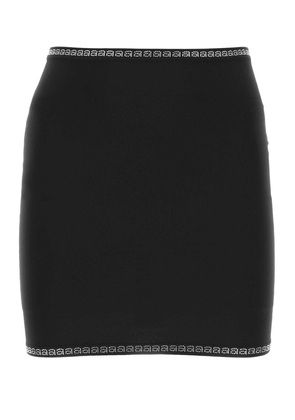 Alexander Wang Black Stretch Nylon Mini Skirt