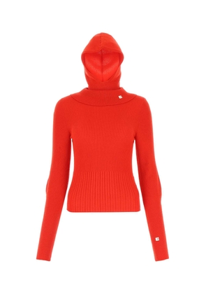 Low Classic Red Wool Sweater