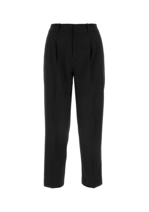 Pt01 Black Stretch Polyester Pant