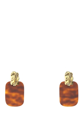 Saint Laurent Multicolor Metal And Resine Earrings