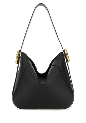 Lanvin Black Leather Melodie Shoulder Bag