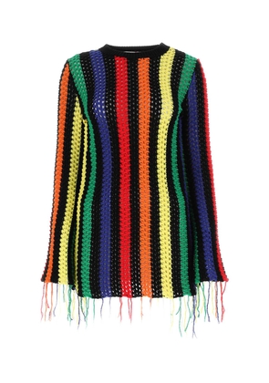 Msgm Multicolor Cotton Sweater